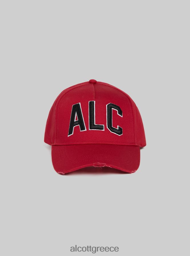 αξεσουάρ Alcott cappello con visiera e con patch rd2 κόκκινο μεσαίο άνδρες RRJDJ4655 - Image 2