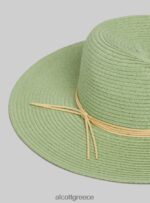 αξεσουάρ Alcott cappello effetto rafia con fiocco ga3 aqua πράσινο φως γυναίκες RRJDJ4467 - Image 3