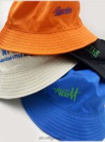 αξεσουάρ Alcott cappello pescatore con ricamo c330 πορτοκαλί άνδρες RRJDJ4577 - Image 6