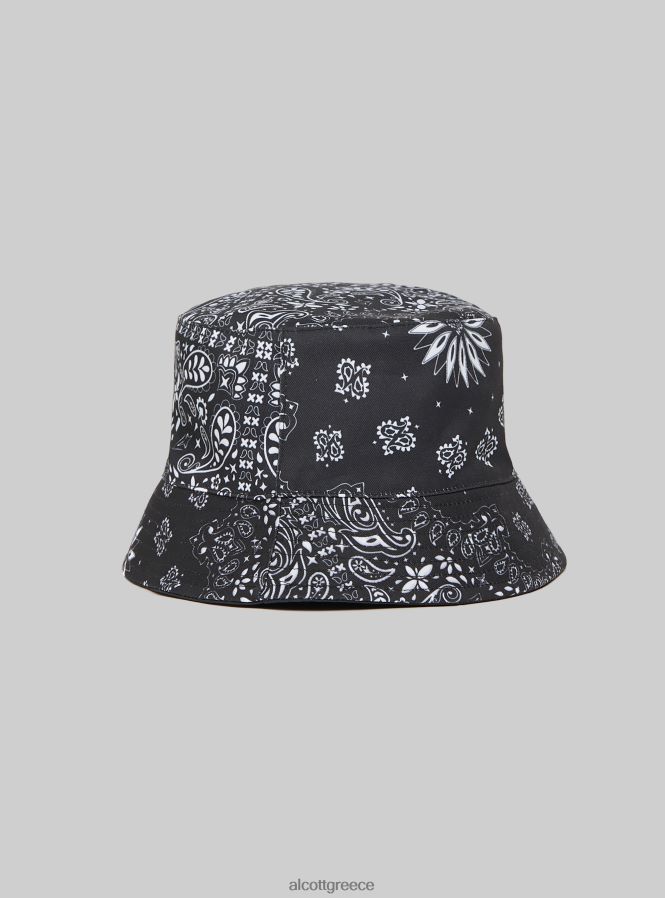 αξεσουάρ Alcott cappello pescatore con stampa paisley reversibile bk1 μαύρο άνδρες RRJDJ4523 - Image 1