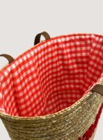 αξεσουάρ Alcott τσάντα raffia με κέντημα σύνθετο 2 γυναίκες RRJDJ4237 - Image 3