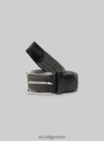 αξεσουάρ Alcott cintura intrecciata bk1 μαύρο άνδρες RRJDJ41206 - Image 2