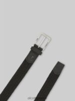 αξεσουάρ Alcott cintura intrecciata bk1 μαύρο άνδρες RRJDJ4695 - Image 4