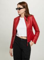 είδη ένδυσης Alcott Biker jacket σε δερμάτινο αποτέλεσμα bk1 μαύρο γυναίκες RRJDJ437 - Image 2