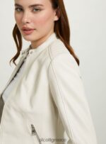 είδη ένδυσης Alcott Biker jacket σε δερμάτινο αποτέλεσμα bk1 μαύρο γυναίκες RRJDJ4102 - Image 2