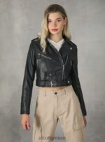 είδη ένδυσης Alcott Biker jacket σε δερμάτινο αποτέλεσμα bk1 μαύρο γυναίκες RRJDJ4453 - Image 2