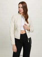 είδη ένδυσης Alcott Biker jacket σε δερμάτινο αποτέλεσμα bk1 μαύρο γυναίκες RRJDJ4102 - Image 3