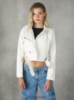 είδη ένδυσης Alcott Biker jacket σε δερμάτινο αποτέλεσμα bk1 μαύρο γυναίκες RRJDJ4392 - Image 3