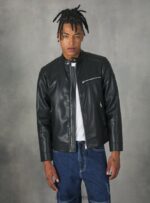 είδη ένδυσης Alcott Biker jacket σε δερμάτινο αποτέλεσμα bk1 μαύρο άνδρες RRJDJ4753 - Image 3