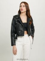 είδη ένδυσης Alcott Biker jacket σε δερμάτινο αποτέλεσμα bk1 μαύρο γυναίκες RRJDJ462 - Image 4
