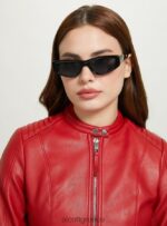 είδη ένδυσης Alcott Biker jacket σε δερμάτινο αποτέλεσμα bk1 μαύρο γυναίκες RRJDJ437 - Image 4