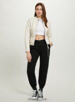 είδη ένδυσης Alcott Biker jacket σε δερμάτινο αποτέλεσμα bk1 μαύρο γυναίκες RRJDJ4102 - Image 4