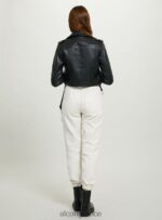 είδη ένδυσης Alcott Biker jacket σε δερμάτινο αποτέλεσμα bk1 μαύρο γυναίκες RRJDJ462 - Image 5