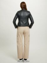 είδη ένδυσης Alcott Biker jacket σε δερμάτινο αποτέλεσμα bk1 μαύρο γυναίκες RRJDJ4105 - Image 5