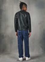 είδη ένδυσης Alcott Biker jacket σε δερμάτινο αποτέλεσμα bk1 μαύρο άνδρες RRJDJ4753 - Image 5