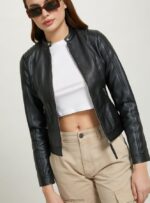 είδη ένδυσης Alcott Biker jacket σε δερμάτινο αποτέλεσμα bk1 μαύρο γυναίκες RRJDJ4105