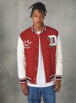 είδη ένδυσης Alcott Bomber jacket κολεγιακού τύπου με ανακυκλωμένη επένδυση bk1 μαύρο άνδρες RRJDJ4821 - Image 3