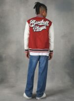 είδη ένδυσης Alcott Bomber jacket κολεγιακού τύπου με ανακυκλωμένη επένδυση bk1 μαύρο άνδρες RRJDJ4821 - Image 5