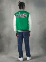 είδη ένδυσης Alcott Bomber jacket κολεγιακού τύπου με ανακυκλωμένη επένδυση bk1 μαύρο άνδρες RRJDJ41055 - Image 5