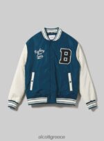 είδη ένδυσης Alcott Bomber jacket κολεγιακού τύπου με ανακυκλωμένη επένδυση bk1 μαύρο άνδρες RRJDJ4752 - Image 6