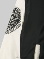 είδη ένδυσης Alcott Bomber jacket κολεγιακού τύπου με ανακυκλωμένη επένδυση bk1 μαύρο άνδρες RRJDJ4819 - Image 7