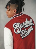 είδη ένδυσης Alcott Bomber jacket κολεγιακού τύπου με ανακυκλωμένη επένδυση bk1 μαύρο άνδρες RRJDJ4821