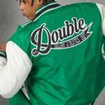 είδη ένδυσης Alcott Bomber jacket κολεγιακού τύπου με ανακυκλωμένη επένδυση bk1 μαύρο άνδρες RRJDJ41055