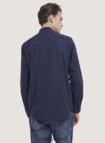 είδη ένδυσης Alcott camicia a maniche lunghe con collo coreano άσπρο άνδρες RRJDJ4808 - Image 6