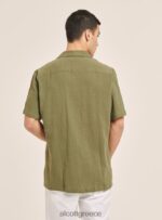 είδη ένδυσης Alcott camicia collo bowling in misto con taschino wh1 υπόλευκο άνδρες RRJDJ4820 - Image 5