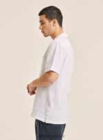 είδη ένδυσης Alcott camicia collo bowling in misto con taschino wh1 υπόλευκο άνδρες RRJDJ41090 - Image 6