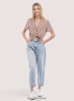 είδη ένδυσης Alcott camicia crop con nodo μαύρος γυναίκες RRJDJ4324 - Image 3