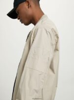 είδη ένδυσης Alcott αντιανεμικό bomber jacket κανονικής εφαρμογής ky2 kaky μεσαίο άνδρες RRJDJ41024