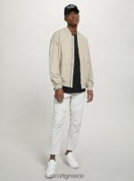 είδη ένδυσης Alcott αντιανεμικό bomber jacket κανονικής εφαρμογής ky2 kaky μεσαίο άνδρες RRJDJ41024 - Image 4
