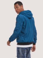 είδη ένδυσης Alcott αντιανεμικό bomber jacket με κουκούλα bk1 μαύρο άνδρες RRJDJ4783 - Image 4