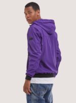 είδη ένδυσης Alcott αντιανεμικό bomber jacket με κουκούλα bk1 μαύρο άνδρες RRJDJ4954 - Image 4