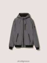 είδη ένδυσης Alcott αντιανεμικό bomber jacket με κουκούλα bk1 μαύρο άνδρες RRJDJ4728 - Image 5