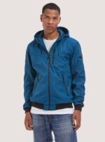 είδη ένδυσης Alcott αντιανεμικό bomber jacket με κουκούλα bk1 μαύρο άνδρες RRJDJ4783