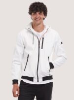είδη ένδυσης Alcott αντιανεμικό bomber jacket με κουκούλα bk1 μαύρο άνδρες RRJDJ4952
