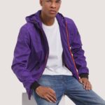 είδη ένδυσης Alcott αντιανεμικό bomber jacket με κουκούλα bk1 μαύρο άνδρες RRJDJ4954