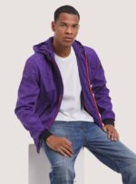 είδη ένδυσης Alcott αντιανεμικό bomber jacket με κουκούλα bk1 μαύρο άνδρες RRJDJ4954