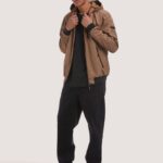είδη ένδυσης Alcott αντιανεμικό bomber jacket με κουκούλα bk1 μαύρο άνδρες RRJDJ41028