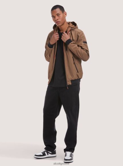 είδη ένδυσης Alcott αντιανεμικό bomber jacket με κουκούλα bk1 μαύρο άνδρες RRJDJ41028