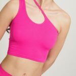 είδη ένδυσης Alcott ασύμμετρο cropped top bk1 μαύρο γυναίκες RRJDJ4164