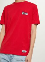 είδη ένδυσης Alcott βαμβακερό μπλουζάκι με varsity patch c0020 εκρού άνδρες RRJDJ4991 - Image 4