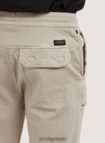 είδη ένδυσης Alcott βαμβακερό παντελόνι jogger με μεγάλες τσέπες bk1 μαύρο άνδρες RRJDJ4910 - Image 4