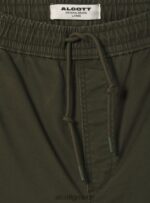 είδη ένδυσης Alcott βαμβακερό παντελόνι jogger με λάστιχο και κορδόνι ky2 kaky μεσαίο άνδρες RRJDJ4997 - Image 7