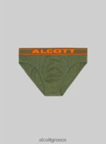 είδη ένδυσης Alcott Βαμβακερό σλιπ με λογότυπο bk1 μαύρο άνδρες RRJDJ4840 - Image 3