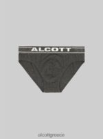 είδη ένδυσης Alcott Βαμβακερό σλιπ με λογότυπο bk1 μαύρο άνδρες RRJDJ41131 - Image 3