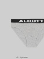 είδη ένδυσης Alcott Βαμβακερό σλιπ με λογότυπο bk1 μαύρο άνδρες RRJDJ4760 - Image 4