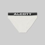 είδη ένδυσης Alcott Βαμβακερό σλιπ με λογότυπο bk1 μαύρο άνδρες RRJDJ4841